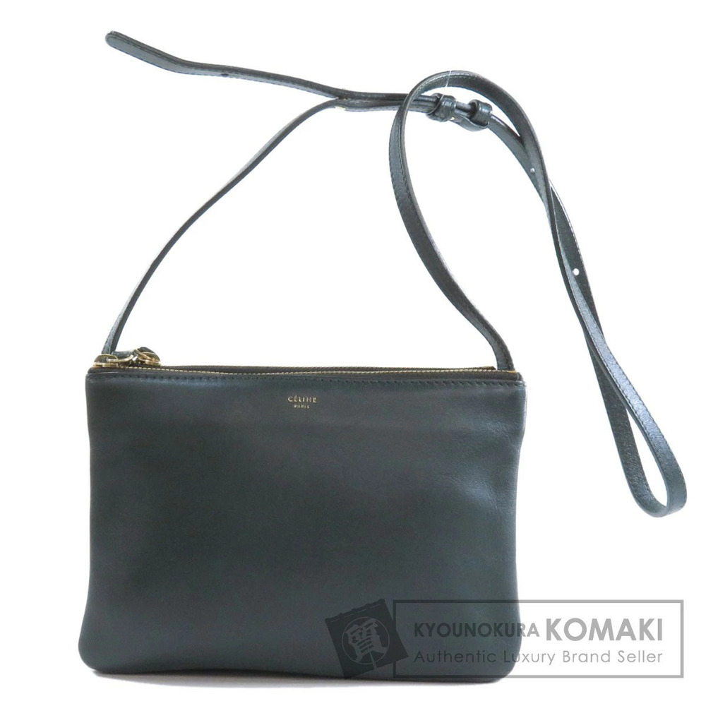 Celine Trio Shoulder Bag Leather